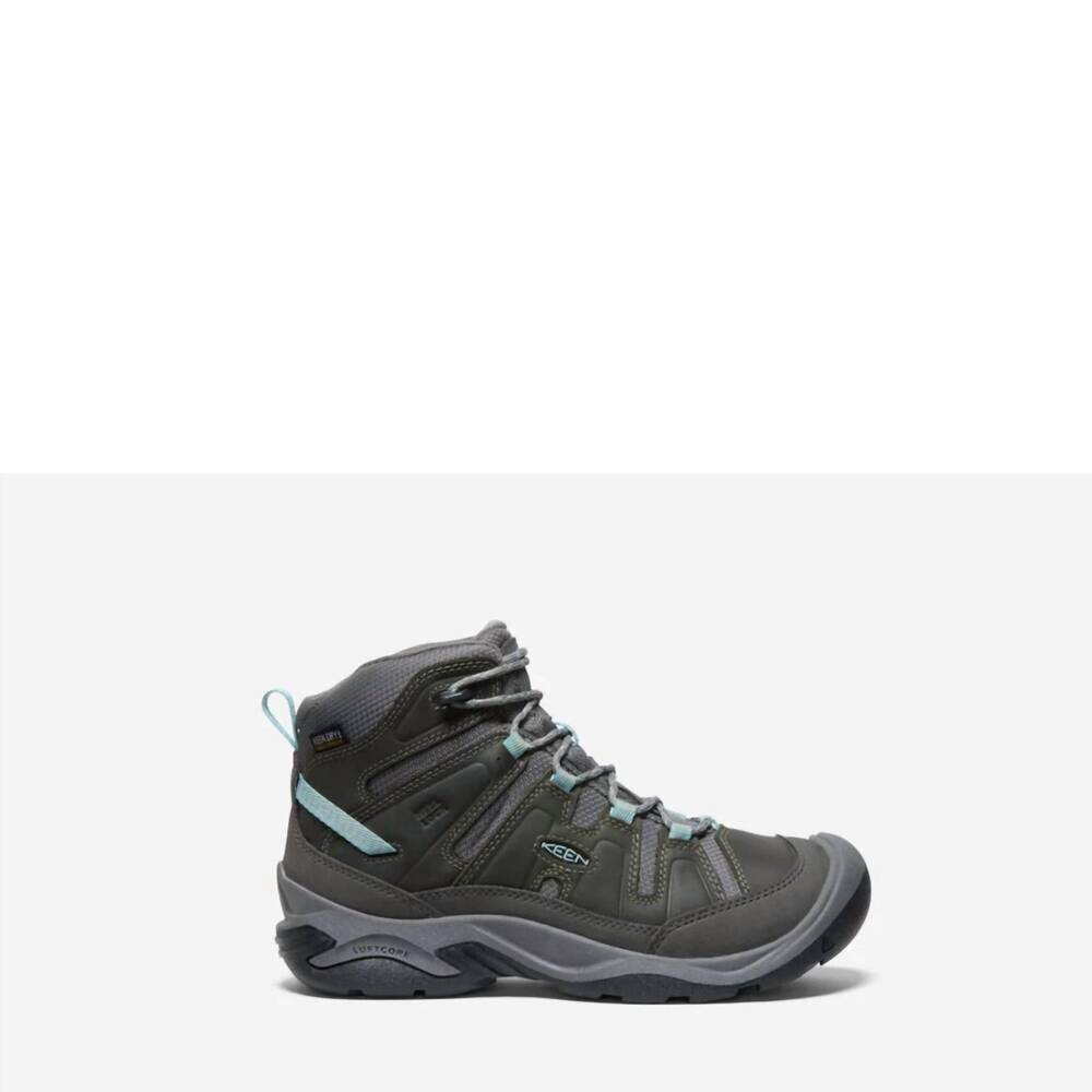 NEW KEEN women's circadia mid medium width in gray/blue